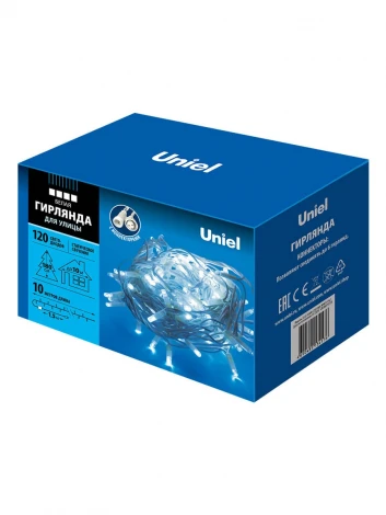 Гирлянда Uniel ULD-S1000-120/SWK WHITE IP67