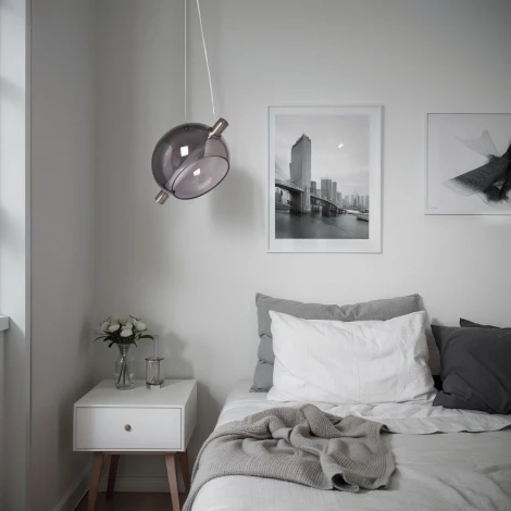 Подвесной светильник DeMarkt Граффити 678013801 (LED, 220V, на тросе, шар)