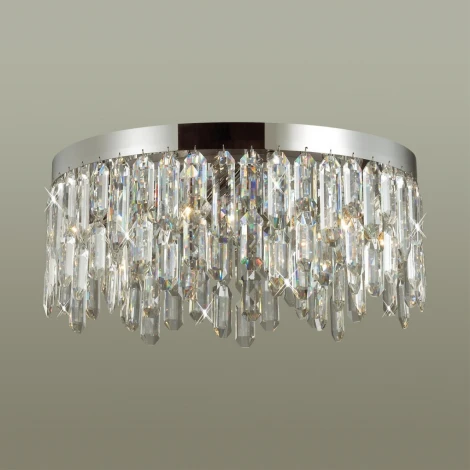 Потолочная люстра Odeon Light Semura 4985/6C (220V, хрусталь, круглые)