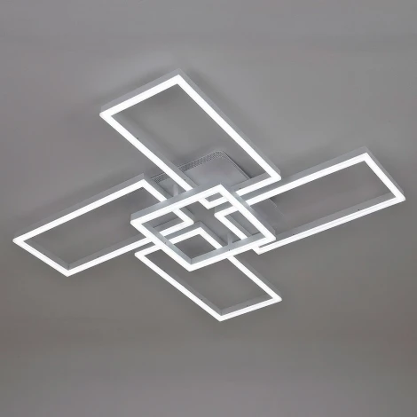 Потолочная люстра светодиодная на штанге с пультом с регулировкой цветовой температуры и яркости LED4U LED4U L11004-5 WH