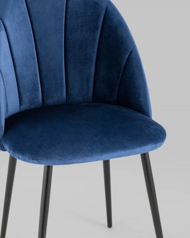 Стул Stool Group Логан NEW велюр синий 2 шт арт.УТ000036157