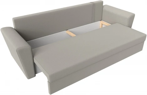 Диван прямой Амстердам Лайт (Бежевый/Рогожка) Лига Диванов арт.121132