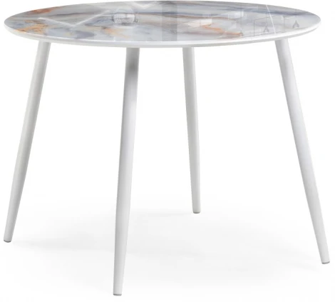 Обеденная группа Woodville Николет сиреневый / кианит / белый 514954