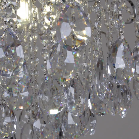 Потолочная люстра хрустальная на штанге Reluce 79030-0.3-450A CH