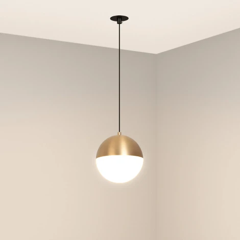 Подвесной светильник SP-EMISFERO-HANG-BUILT-R150-11W Day4000 (GD, 170 deg, 230V) (Arlight, IP20 Металл) 056590 (LED)