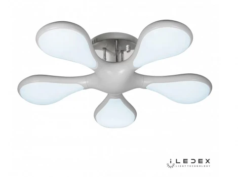 Потолочная люстра iLedex Lit FS-YYWF-006 80W WH (220V, пульт управления, цветы)