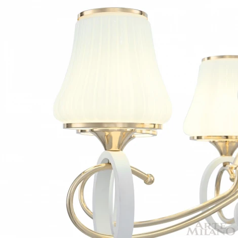 Подвесная люстра Arte Milano Florentia-2387 302387/6 Wh/Gd (220V, на цепи)