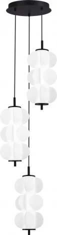 Подвесной светильник ST Luce Talisman SL6121.403.03 Черный/Белый LED 3*8W 3000K (220V, на проводе)