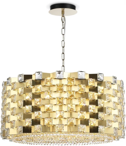 Подвесная люстра с хрусталем Ambrella High Light LH41009 (220V, на цепи, круглые)