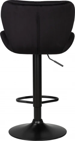 Стул барный DOBRIN BARNY BLACK (черный велюр (MJ9-101))