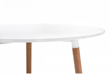 Стол Woodville Lorini 80 white / wood 15355