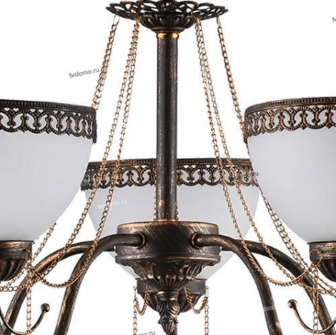 Подвесная люстра IDLamp Сhiacchierino 557/5-Blackpatina
