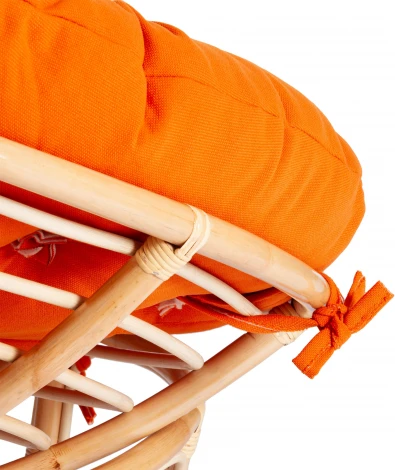 Кресло "PAPASAN ECO"  P115-1/SP STD / c подушкой, ремешками (Светлое дерево)