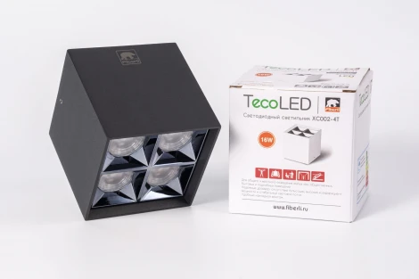 Точечный накладной светодиодный светильник XC002-4T (W) Fiberli Xc002 12120204 (220V)
