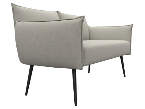 Диван прямой Лига-083 (Фанера/Металл/Рогожка/Бежевый) Лига Диванов 131061