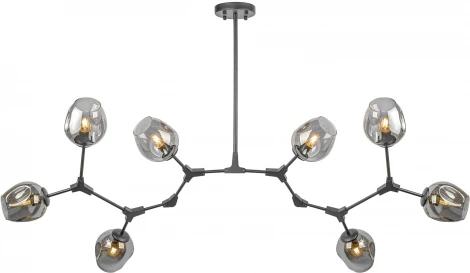 Потолочная люстра на штанге AM Group LOFT LOFT-8 BK (220V)