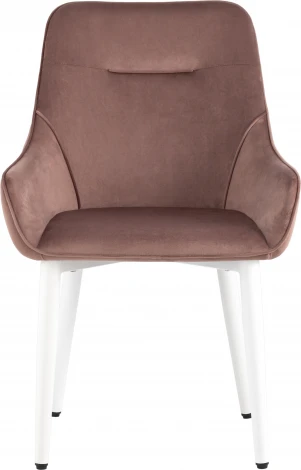 Стул Диана велюр пыльно-розовый ножки белые 4 шт Stool Group (арт.УТ000037409)