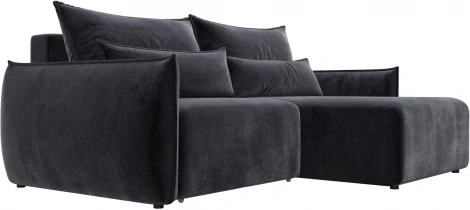 Диван угловой Лига-051 НПБ угол универсальный Лига Диванов (Велюр) арт.128655