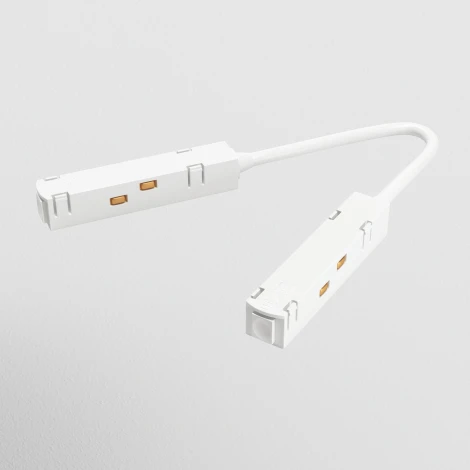 Коннектор питания угловой Gravity белый (магнитный) Maytoni Technical TRA004CPC-22W (48V)