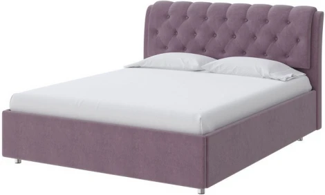 PROxSON Кровать Chester (Ткань: Велюр Лофти Слива) 160x200
