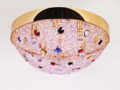 Потолочная люстра Abrasax HYX10179-5GO (220V, круглые)