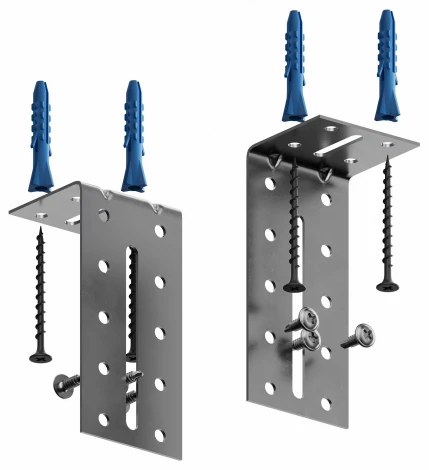 Комплект регулируемых монтажных уголков для закладных профилей под натяжной потолок, 2 шт Hesby Lighting HSBL_0211