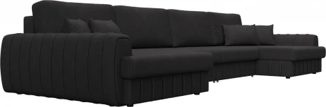 Диван П-образный Лига-057 НПБ Лонг Лига Диванов (Замша) арт.129342