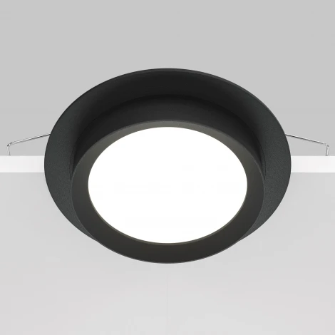 Встраиваемый светильник Hoop GX53 1x15Вт Maytoni Technical DL086-GX53-RD-B (220V, круглые)