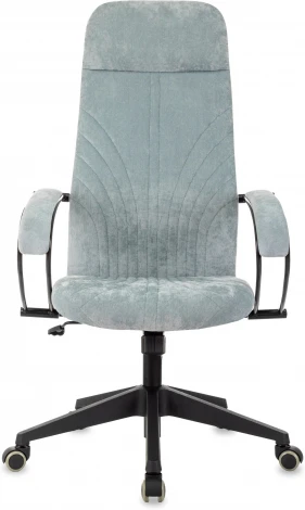 Кресло руководителя Бюрократ CH-610 Fabric серо-голубой Light-28 крестов. пластик