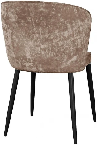 Стул DikLine 348 поворотный M05 шоколад, ножки черные арт.00-00074678