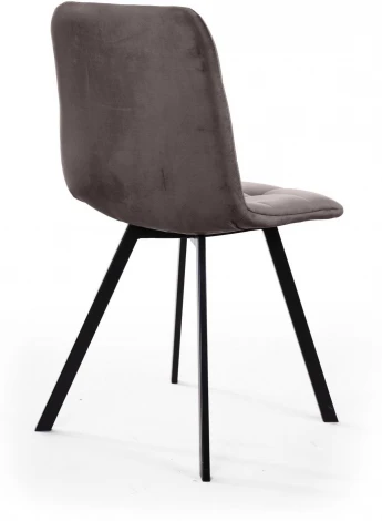 Стул Top Concept UNO, бархат антрацит 14/ черный профиль
