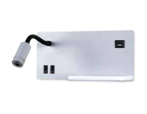 Спот для чтения с usb-портом Ambrella FW FW292 (LED, 220V, выключатель)