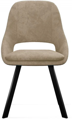 Стул DikLine 247 поворотный, AN18 бежевый, ножки черные арт.00-00077987