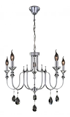 Подвесная люстра Citilux Рига CL437151 (220V, на цепи, подсвечник, свеча)