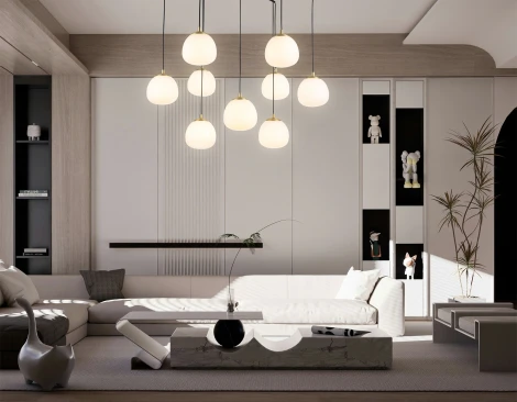 Подвесной светильник Ambrella High Light LH51001 (220V, на проводе, паук)