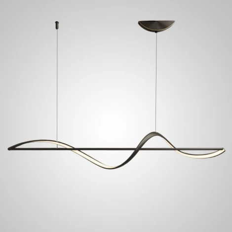 Подвесной светильник Adonis L140 Black By ImperiumLoft Adonis01 (LED, 220V, на тросе)