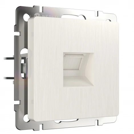 Розетка Ethernet RJ-45 (перламутровый рифленый) Werkel W1181013 (a051190)