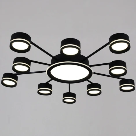 Потолочная люстра Reluce 20590-0.3-5+5+1 Black