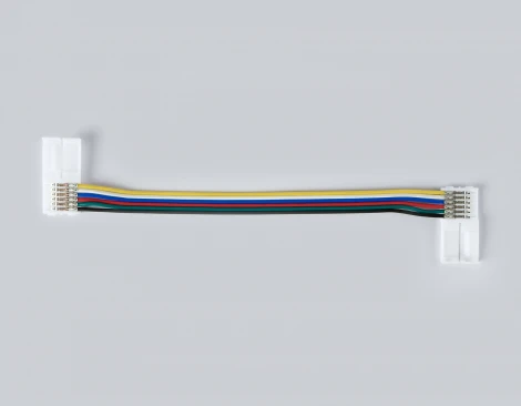 Соединитель гибкий Ambrella Illumination GS7851 двухсторонний для светодиодной ленты 5050 12/24V (6 конт.) 150 мм