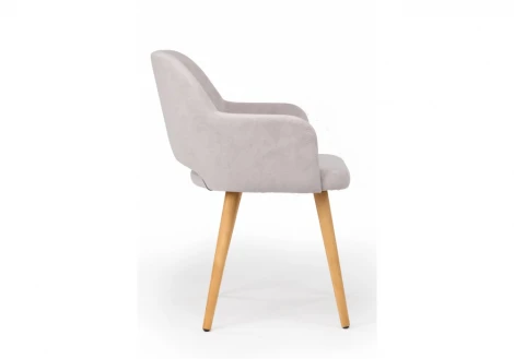 Стул деревянный Эолин 360 светло-серый (glory 36) / светлое дерево 631730