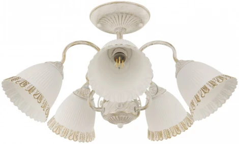 Потолочная люстра на штанге Arte Milano AM340800 340800/5 WT+G (220V)