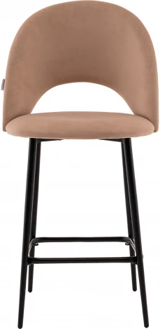 Стул полубарный Stool Group Меган велюр бежевый арт.УТ000040866