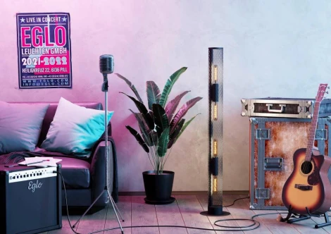 Торшер колонна Eglo Redcliffe 43537 (220V, выключатель)