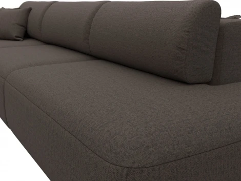 Диван прямой Лига-036 НПБ Модерн Лонг подлокотник слева Лига Диванов (Рогожка) арт.124211L