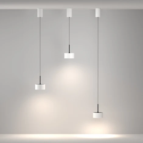 Подвесной светильник Maytoni Glare P102PL-12W4K-W (LED, 220V, на проводе, круглые)