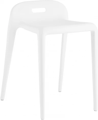 Табурет Sletten пластик белый УТ000037038