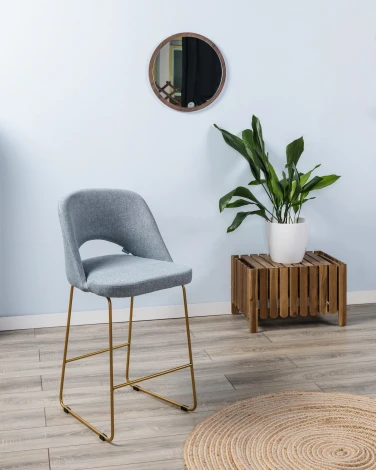 Стул R-Home полубар Lars Грей/ЛинкЗолот