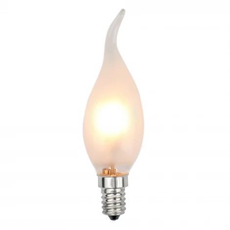 Лампочка галогенная свеча на ветру прозрачная E14 42W Uniel HCL-42/FR/E14 flame