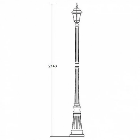 Наземный фонарь Oasis Light 91309S Gb