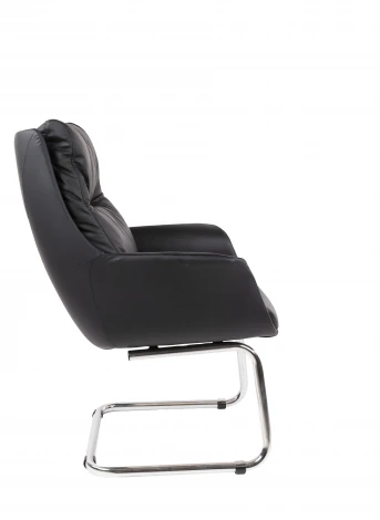Офисное кресло Chairman 524 Россия нат.кожа/экокожа черная 7216000